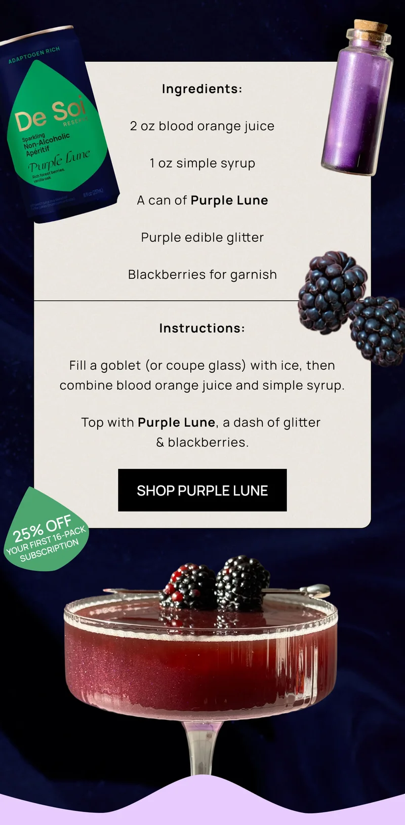 Ingredients for the Witches' Brew Recipe