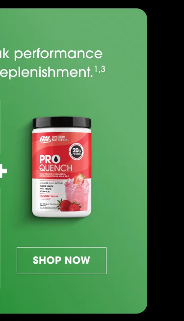Support for peak performance and refreshing replenishment.1,3 Pro Quench Shop Now