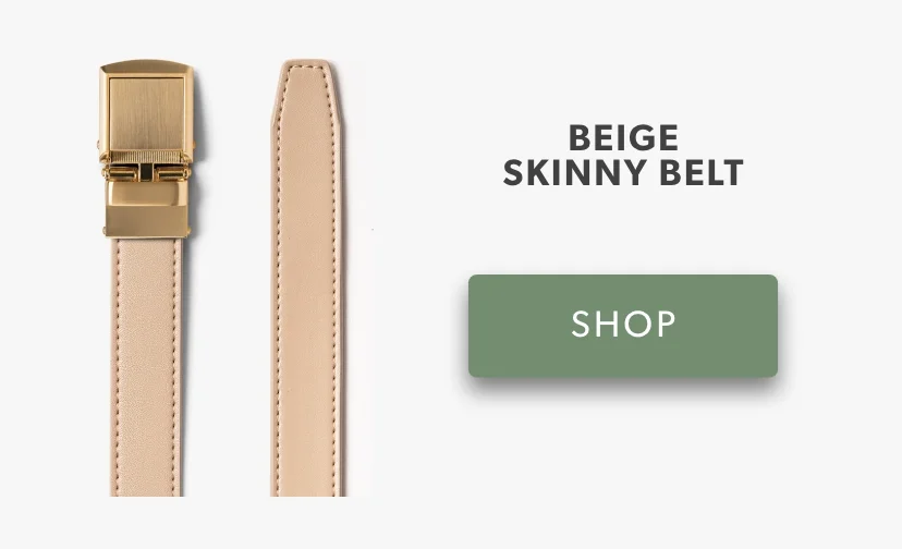 Beige Skinny Belt Beige Skinny Belt