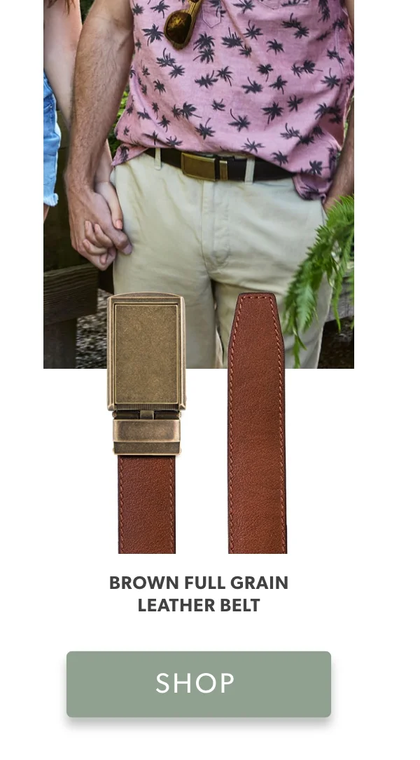 Brown Full Grain Belt