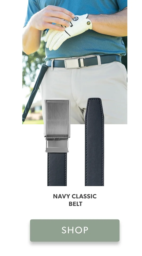 Navy Classic Belt