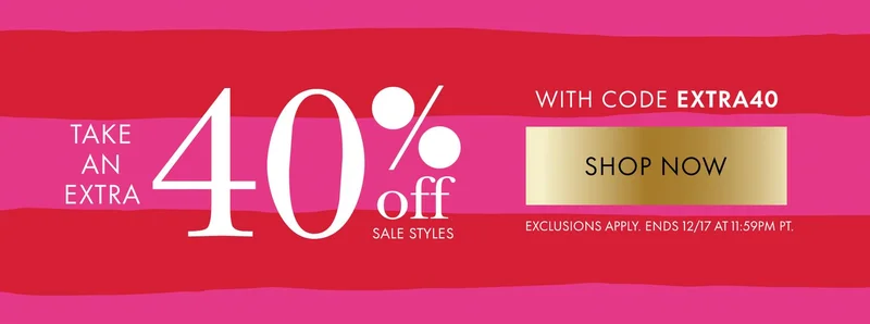 40% off sale