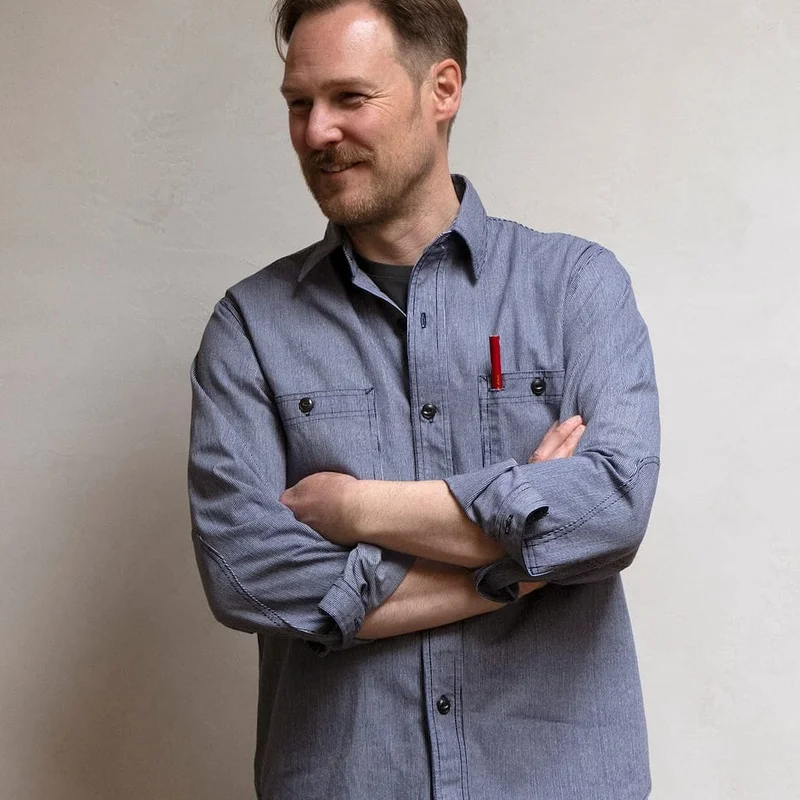 Indigo Stripe Workshirt