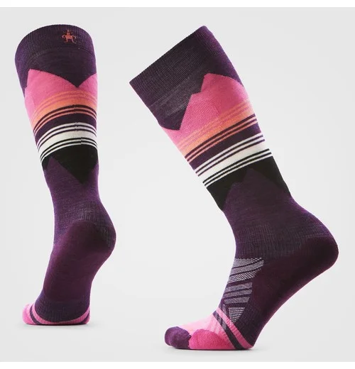 Women's Ski Pattern Over The Calf Socks