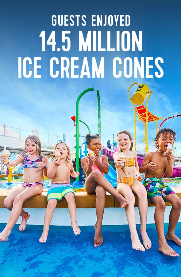 ICE CREAM CONES ENJOYED