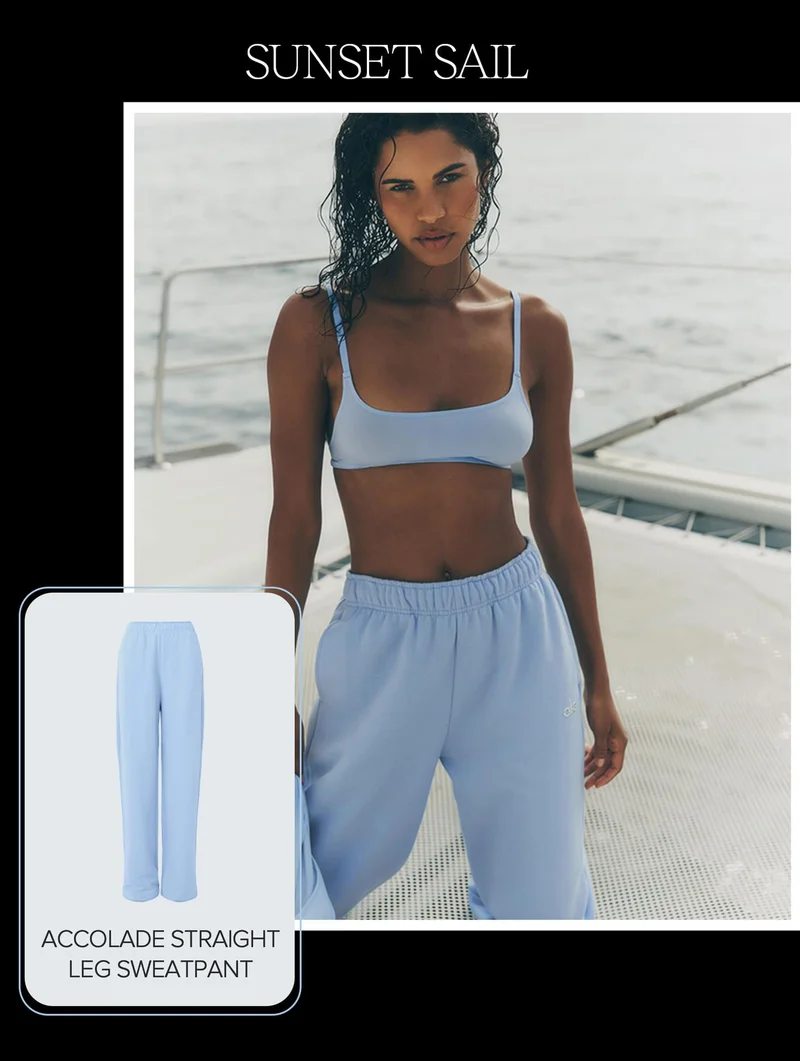 ACCOLADE STRAIGHT LEG SWEATPANT