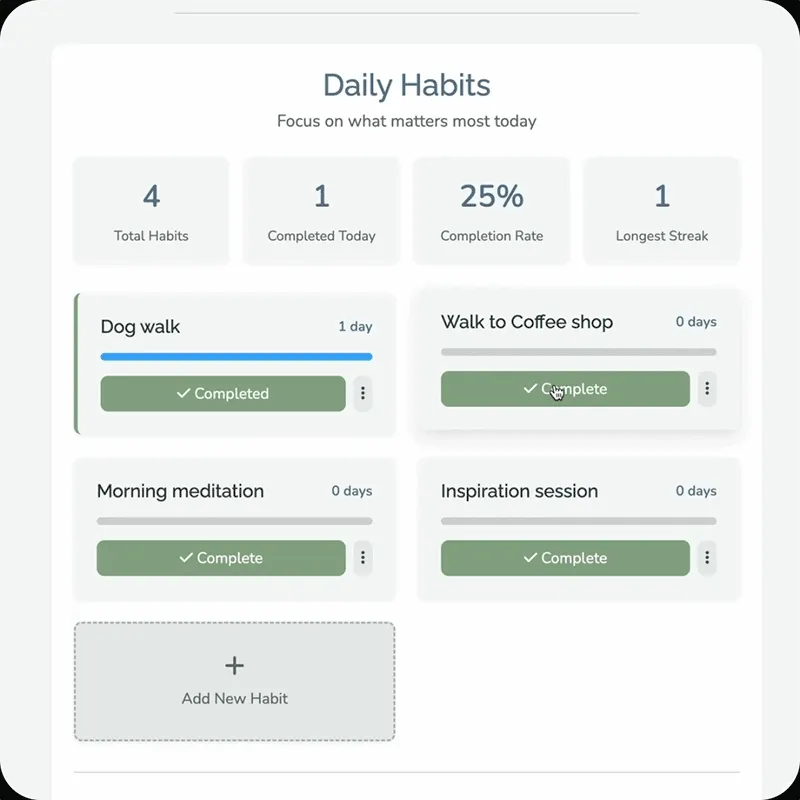 zen habit tracker