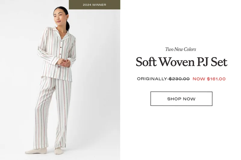 Soft Woven PJ Set - Shop Now
