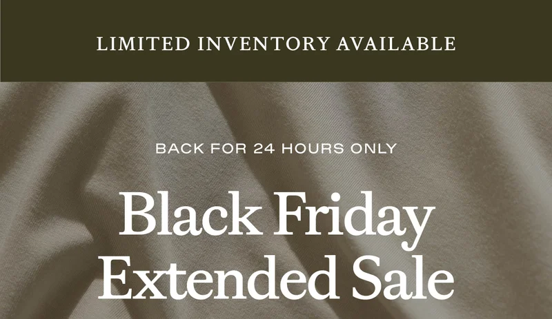 Limited Inventory Available - Shop Now