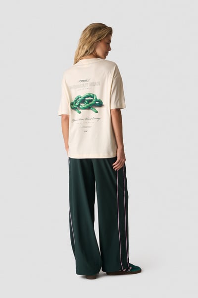 Image of Everyday Oversized Cotton T-shirt Cream White