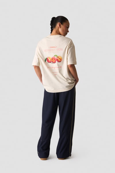 Image of Everyday Oversized Cotton T-shirt Cream White