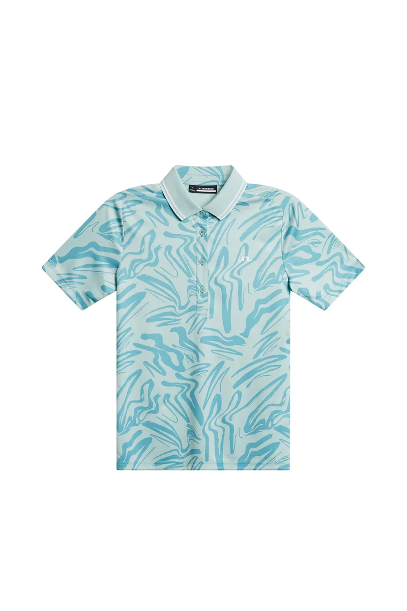 Image of Georgia Print Polo / Scribble Stillwater