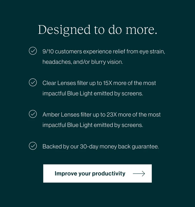 Designed to do more.