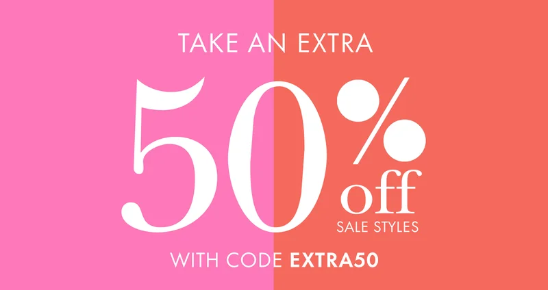 Take An Extra 50% off Sale Styles with code discount code end of season sale Ends 7/7/24 at 11:59PM PT.