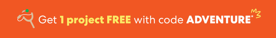 Get 1 project FREE with code ADVENTURE ->