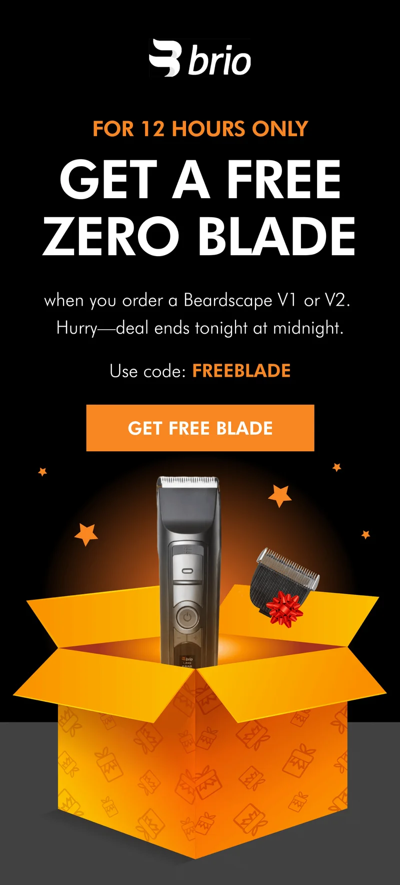 Get a FREE Zero Blade when you buy a Beardscape V1/V2 with code FREEBLADE