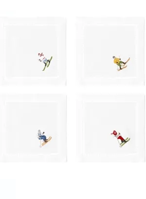 Ski Cocktail Napkins