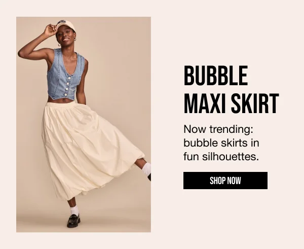 Bubble Maxi Skirt Shop Now