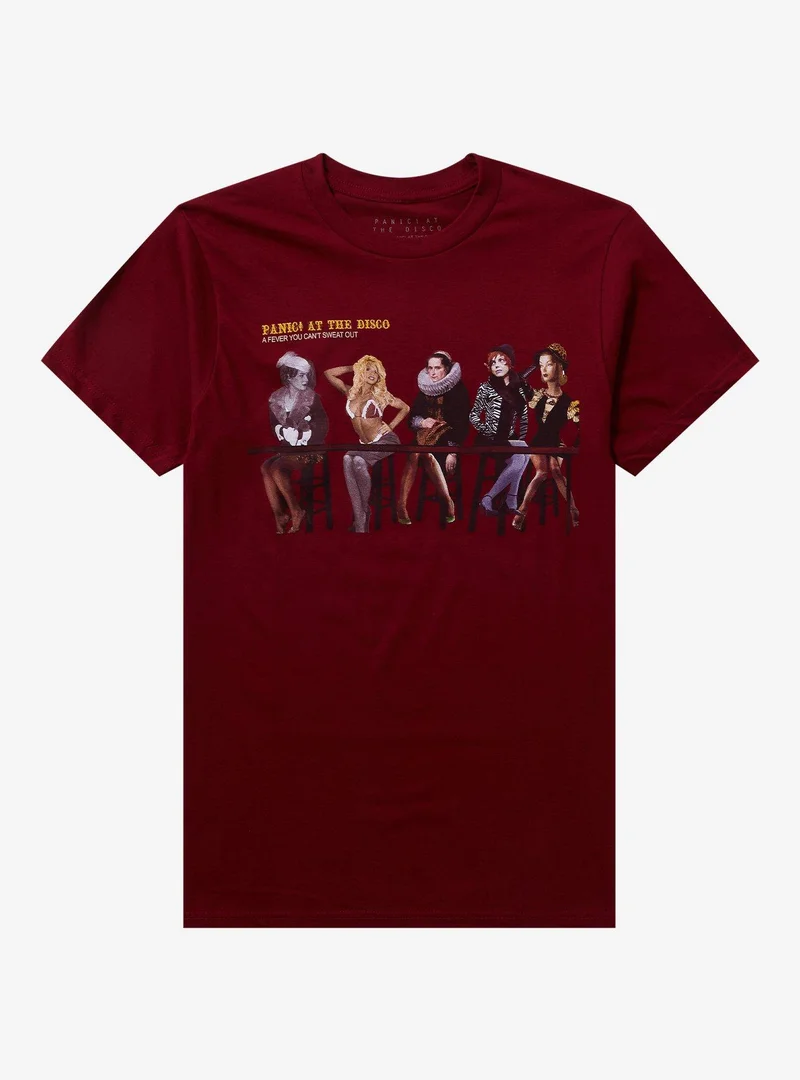 Panic! At The Disco Fever Can't Sweat Out Boyfriend Fit T-Shirt