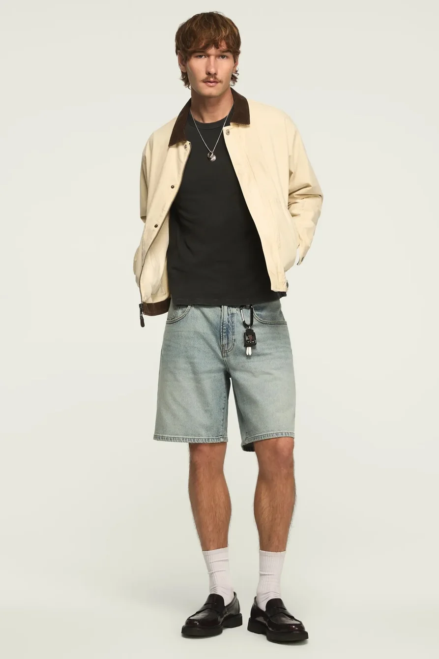 Image of Lucky Brand Loose Short - Men's Shorts Denim Jean in Comet Tail