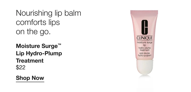 Nourishing lip balm comforts lips on the go. | Moisture Surge™ Lip Hydro-Plump Treatment | $22 | Shop Now
