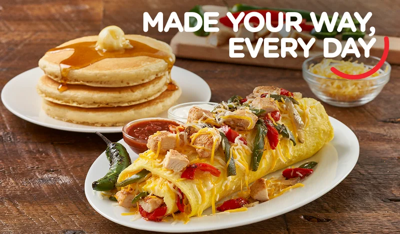 OMELETTES MADE YOUR WAY, EVERY DAY