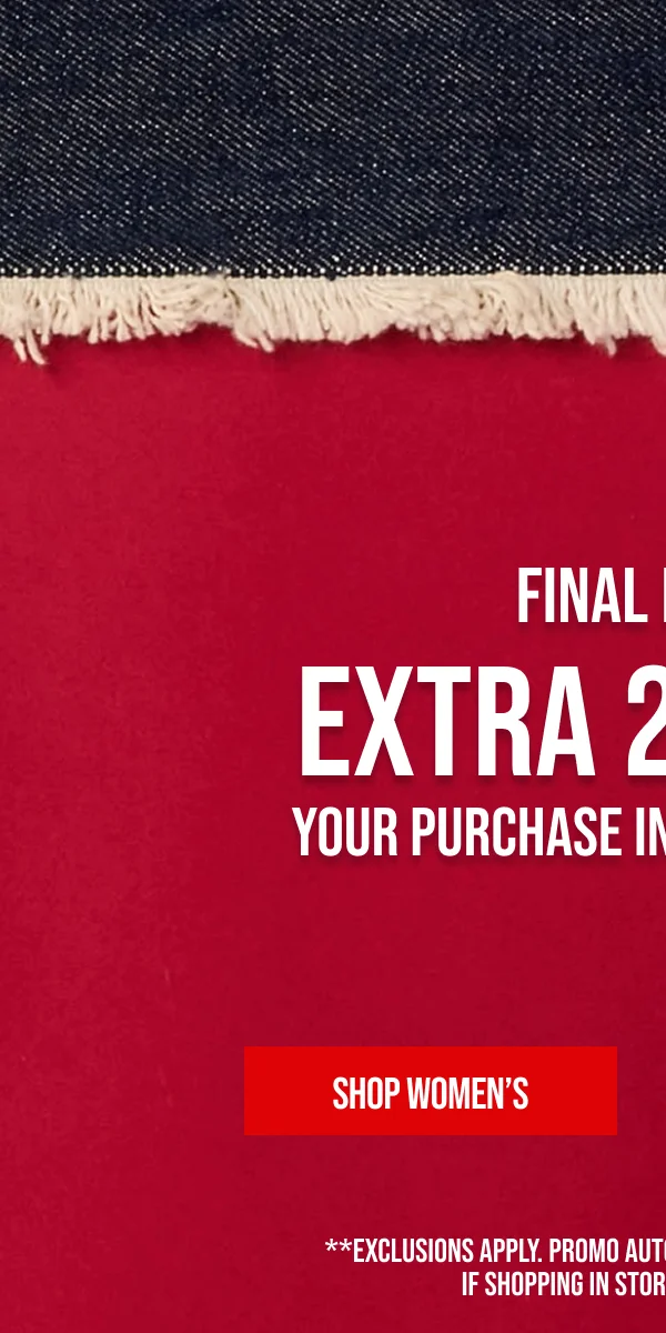 Email Exclusive Extra 20% off Gif