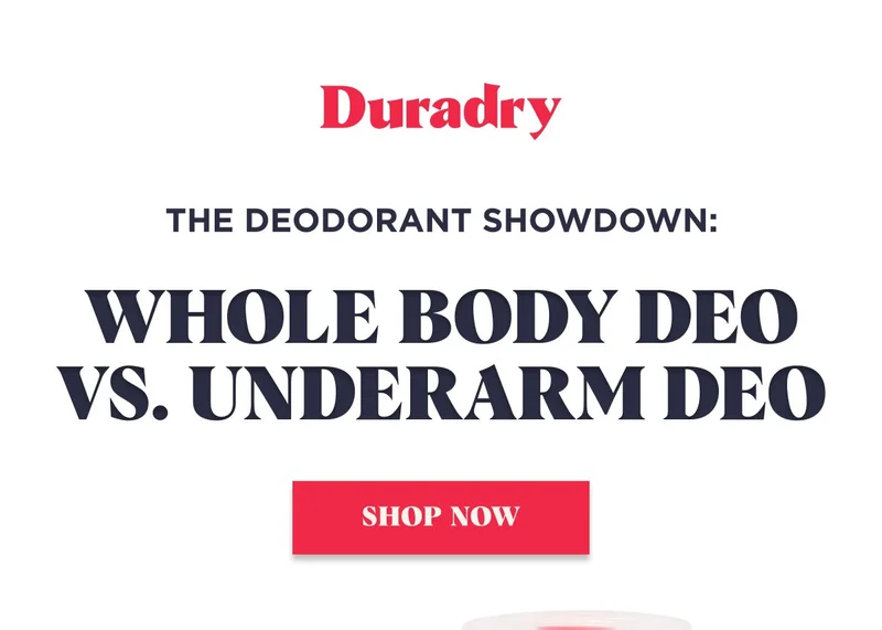 Whole Body Deo Vs. Underarm Deo