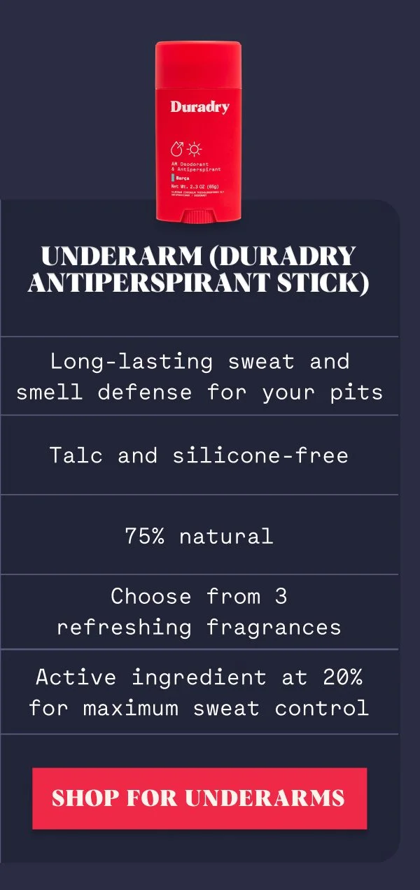 Underarm (Duradry Antiperspirant Stick)