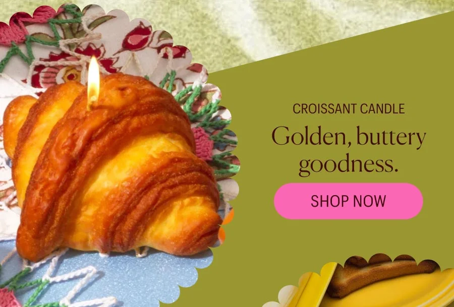 Croissant Candle - Shop Now