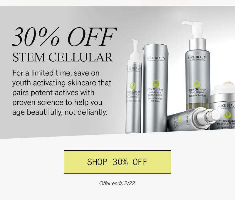 30% off stem cellular