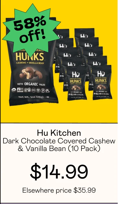 Dark Chocolate Covered Cashew & Vanilla Bean (10 Pack)