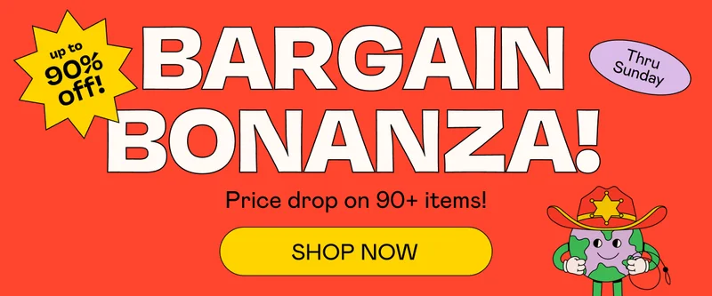 Bargain Bonanza! Shop Now