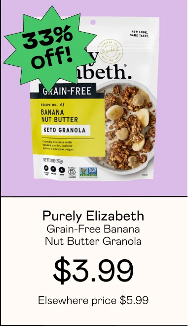 Grain-Free Banana Nut Butter Granola