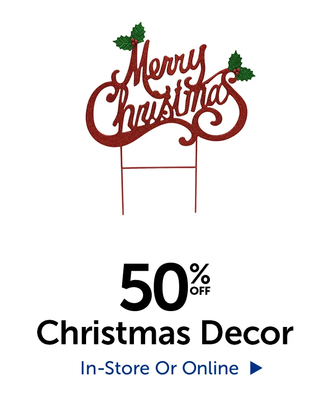 50% Off Christmas Decor