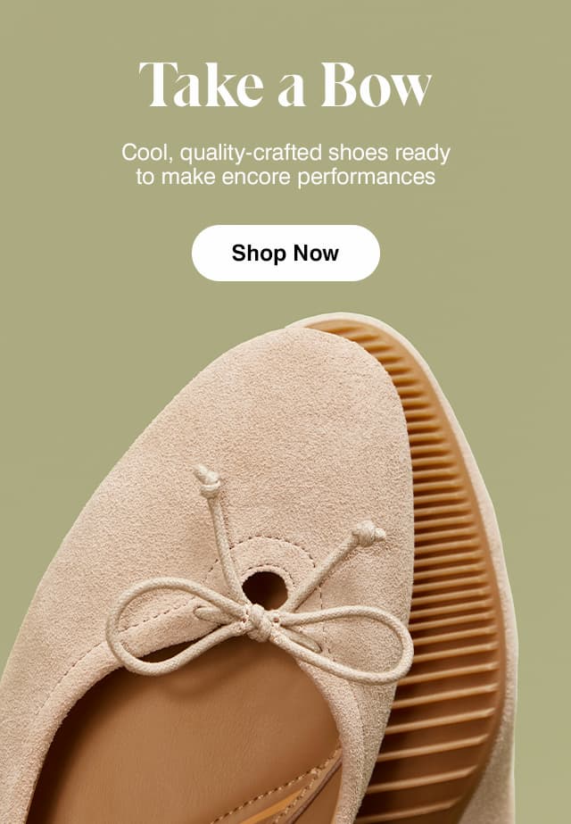 A close-up of the almond-toe Netty pump in Hint taupe suede. Shop Now.