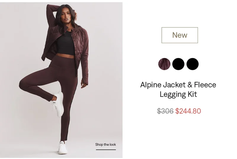 Alpine Jacket & Fleece Legging Kit. NEW. Shop now