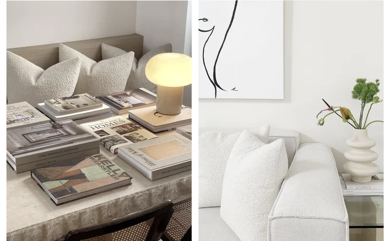 White Cushions
