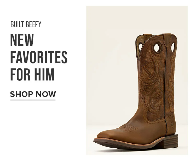 BUILT BEEFY. NEW FAVORITES FOR HIM | SHOP NOW