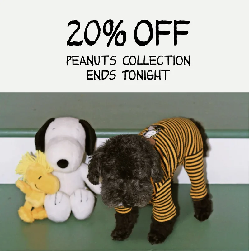 20% Off Peanuts Collection Ends Tonight