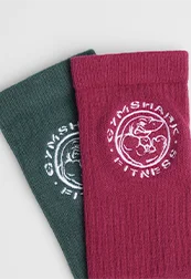 Legacy Crew 2pk Raspberry Pink/Fog Green