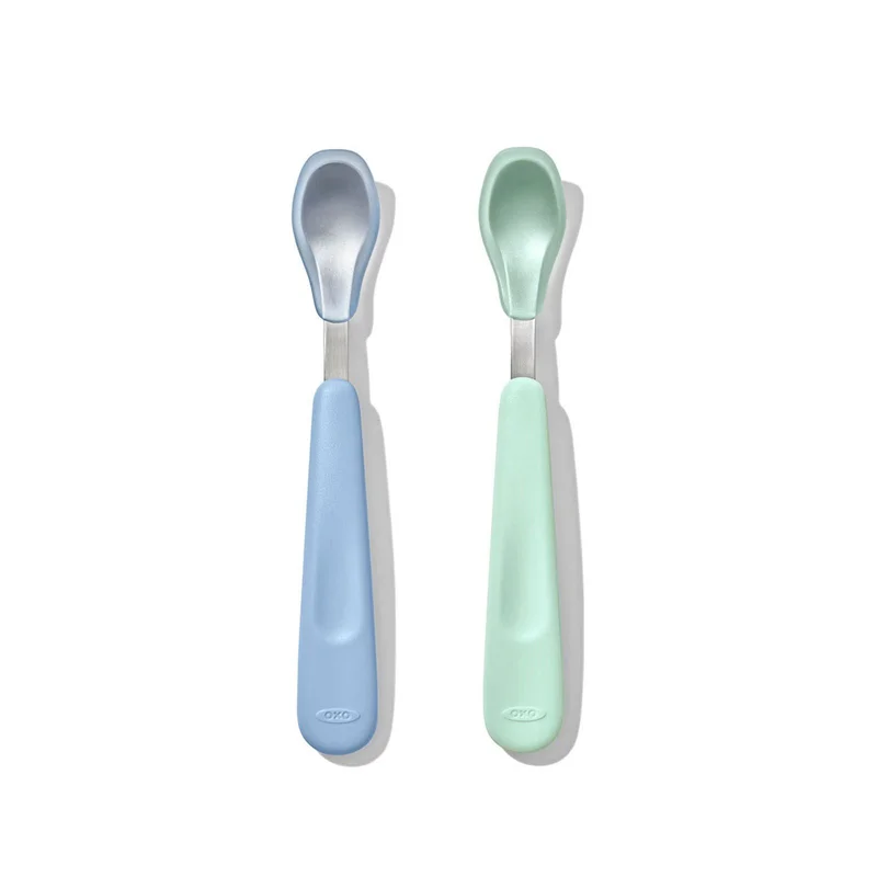 Image of Feeding Spoon Set with Soft Silicone
