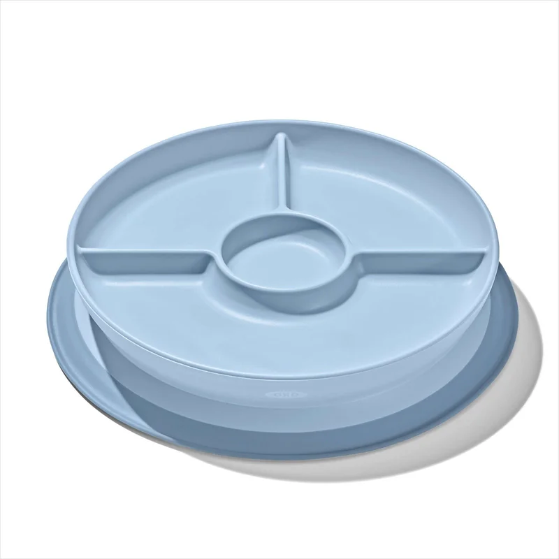 Image of Stick & Stay Suction Divided Plate