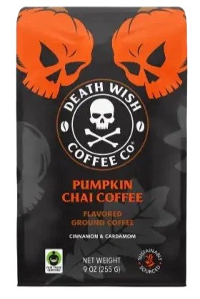 Image of Death Wish Coffee Pumpkin Chai Ground Coffee