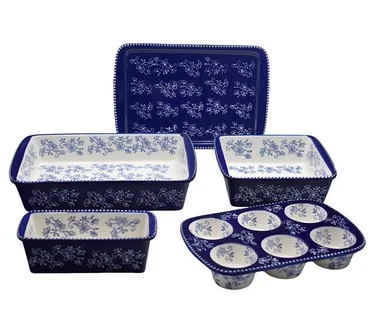 Temp-tations Floral Lace 5-pc Essential Nestable Bakeware Set