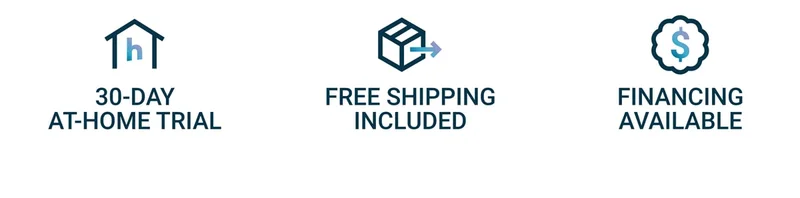 30-day at-home trial. Free shipping included. Financing available.