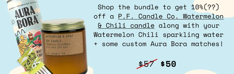 aura bora candle bundle