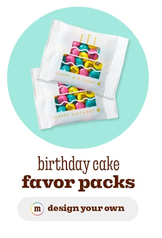 BIRTHDAY CAKE FAVOR PACKS