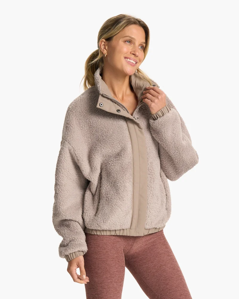 Image of Cozy Sherpa Jacket | Graphite