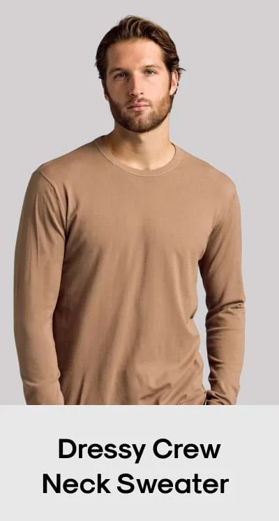 Dressy Crew Neck Sweater